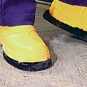 stripping boots before polishing